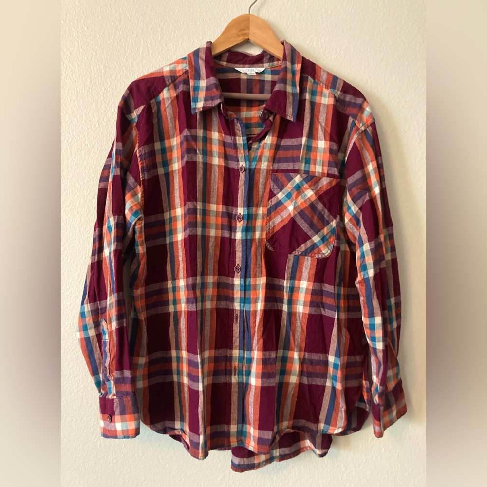 Purple/Burgandy Plaid
